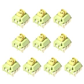 Quiet Lemon Linears Mechanical Switches Pre Lubed Tactiles 5Pin Paragraph Axises For Customizing Gaming Keyboards