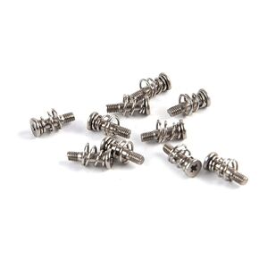 10pcs/Pack Nickel Plated GPU Graphics Card Back Plate Heatsink Screws Spring Screws Parts M2*6-M2.5 * 11mm Hand Tool Accessories(A3-M2x9)