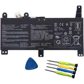 C41N1731-2 Laptop Battery Replacement for Asus ROG Strix G531GU G731GV G731GW G512LU G512LV G512LW G712LU G531GU G531GV G532LV G732LW G531GW Series 15.4V 66Wh 4335mAh 15.4V 66Wh 4335mAh