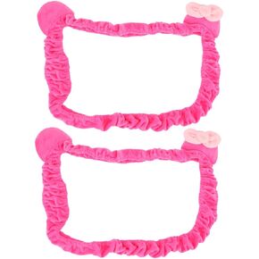 2Pcs Monitor Cover with Cat Ear Design Elastic Computer Cover for Screens Dustproof and Decorative Easy to present