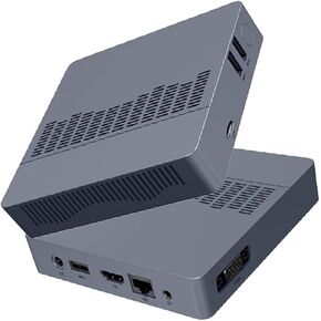 SOYO M2 Air Mini PC N4000 up to 2.6GHz, 6GB DDR4 128GB EMMC, 4K@60Hz HDMI v1.4, USB 3.0, WiFi 5 Mini Computer Business, Education and Gaming (M2 AIR)