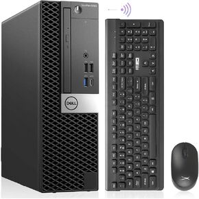 Dell OptiPlex 5060 Desktop Computers Windows 11,Intel 6-Core i5-8500,16GB DDR4 Ram,256GB NVMe M.2 SSD, Wireless Wi-Fi 6e AX210,Bluetooth 5.2,HDMI Small Form Factor PC (Renewed)