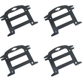 4 Pcs Paracord Winder Plastic Line Winder Rope and Cord Organizer Black Paracord Spool Tool Rope Reel