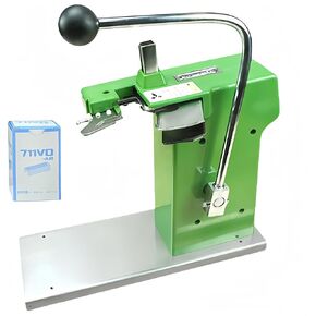 Manual Sausage Clipper Clipping Machine, U-shape Plastic Bag Sealer with Cutter, Meat Food Bag Sealing Machine with 2000PCS Aluminum Clips for Supermarket Adjustable Tightness