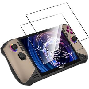 2 Pack Compatible with MSI Claw 8 AI+ A2VM Screen Protector,Full Coverage 9H Tempered Glass Film,HD Clear Scratch Resistant,Bubble-Free for MSI Claw 8 AI+ A2VM Screen Protector
