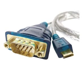 PL2303HXD USB to DB 9pin Serial Adapter Cable 6ft PL2303 USB RS232 Cable(300cm,MicroUSB to RS232)