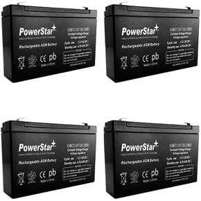 PowerStar Compatible with Smart UPS 1000 Rack Mount 1U (SUA1000RM1U) Replacement Battery Kit Energy - (RBC34 Compatible)