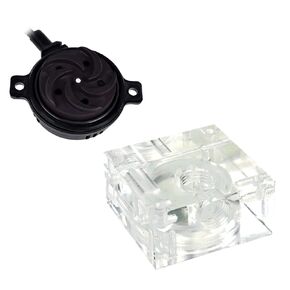 Alphacool DC-LT 2600 Ceramic 12V Pump and DC-LT Plexi (Acrylic) Top Bundle