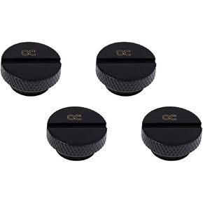 Alphacool Eiszapfen G1/4" Plug, Deep Black, 4-Pack