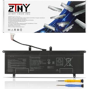 C41N1901 Laptop Battery Replacement for ASUS ZenBook Duo UX481 UX481F UX481FL UX481FA UX481FAY UX481FLY UX4000F UX4000FL UX481FA-BM021R UX481FA-DB71T BM049T UX481FL-BM040T UX481FL-BP1505T 70Wh 15.4V