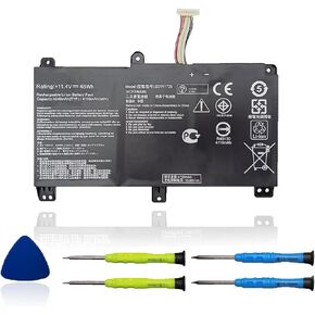 B31N1726 48Wh Laptop Battery Compatible with ASUS ROG Strix G531 G531GD G531GT G531GU G531GV G531GW Series B31N1726 31CP7/60/80 11.4V 48Wh (Shape-B)
