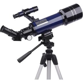 s for Adults, 70mm Aperture 400mm AZ Mount, for Kids Beginners, Astronomy Refractor Portable with Tripod, Phone Adapter, Backpack