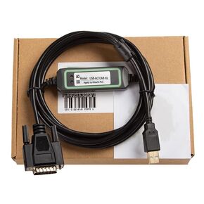 USB-ACTCAB-H2 for H-Series PLC Debugging Cable Programming Cable Communication Cable Download Cable Gold-Plated Plug FT232RL Chip High-Speed ISO Isolated Model 3 Meter