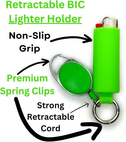 حامل أخف قابلاً للسحب لـ J6 BIC Lighters | BIC قابلة للسحب مقود الأكمام مصنوعة من أجل BICs بالحجم الكامل | أخف وزنا in Kuwait
