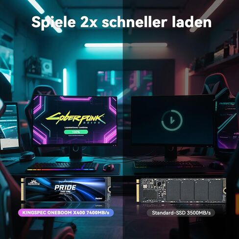 KingSpec OneBoom X400 Series 4TB M.2 NVMe Gen4 SSD 2280, 3D NAND TLC Internal SSD, Compatible with Gaming PC / PS5 / Laptop in Saudi Arabia
