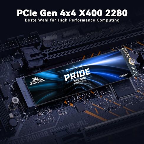 KingSpec OneBoom X400 Series 4TB M.2 NVMe Gen4 SSD 2280, 3D NAND TLC Internal SSD, Compatible with Gaming PC / PS5 / Laptop in Saudi Arabia