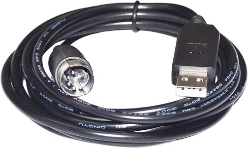 FT232RL CHIP USB to DIN 5-PIN Male RS232 Serial Programming Communication Cable for COFFEEMAR G23 to PC(3metres) in Saudi Arabia