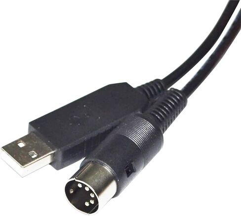 FT232RL CHIP USB to DIN 5-PIN Male RS232 Serial Programming Communication Cable for COFFEEMAR G23 to PC(3metres) in Saudi Arabia