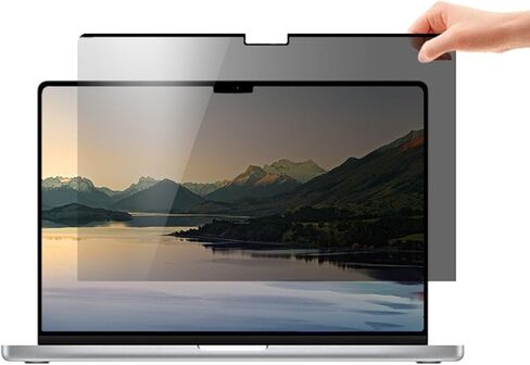 Ultra-Thin Magnetic Anti-spy Film 13.6/14.2/16.2 Inches Free Film 30 Degrees Super Strong Magnetic Anti-Glare Film (13.6inch) in Kuwait