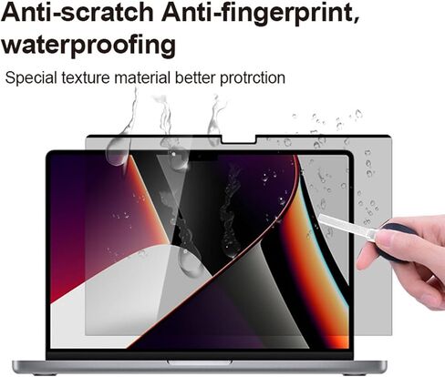 Ultra-Thin Magnetic Anti-spy Film 13.6/14.2/16.2 Inches Free Film 30 Degrees Super Strong Magnetic Anti-Glare Film (13.6inch) in Kuwait