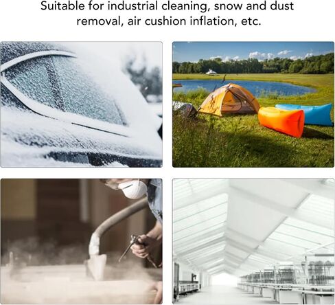 Cordless Electric Compressed Air Duster ، 500000 دورة في الدقيقة ، يمكن للمنفاخ الجاف الجاف ، هواء الرش القابل لإعادة الشحن المحمول أن ينفجر لمكتب Camp Camp Outdoor (-2613240070012) in Saudi Arabia