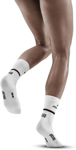 CEP Women’s Camocloud Crew Cut Athletic Performance Running Socks | Mid Cut Sock, Pink/Peacoat, Women, II in Kuwait