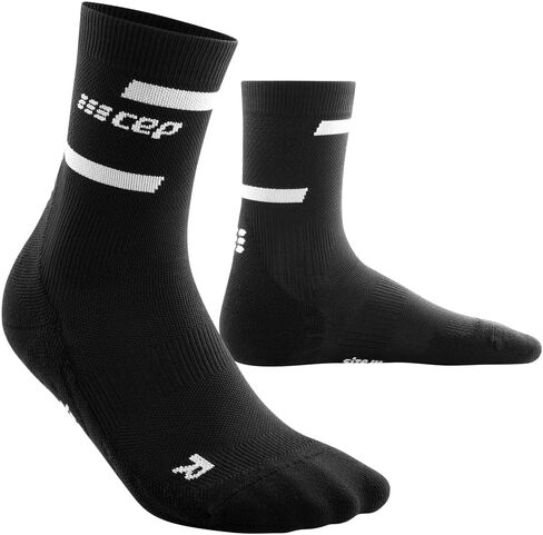 CEP Women’s Camocloud Crew Cut Athletic Performance Running Socks | Mid Cut Sock, Pink/Peacoat, Women, II in Saudi Arabia