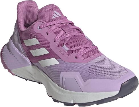 adidas Women's Terrex Soulstride Trail Running Sneaker, Black/Crystal White/Grey, 5 in Saudi Arabia
