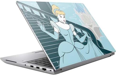 Skinit Skinit Lastop Skin Compatible مع HP Zbook Fury 16 G10 - سكتة سندريلا ديزني المرخصة رسميًا لتصميم منتصف الليل in Kuwait
