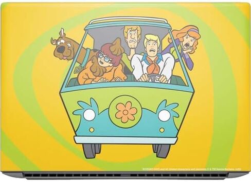 Skinit Decal Laptop Skin Compatible with HP ZBook Fury 16 G10 - Officially Licensed Scooby-Doo Shaggy and Ghost Clown Design in Saudi Arabia
