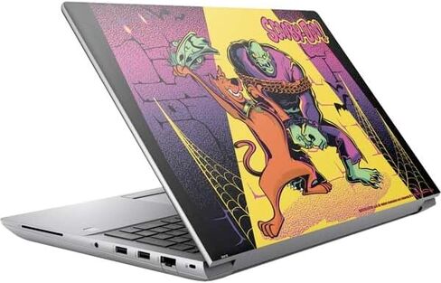 Skinit Decal Laptop Skin Compatible with HP ZBook Fury 16 G10 - Officially Licensed Scooby-Doo Shaggy and Ghost Clown Design in Saudi Arabia