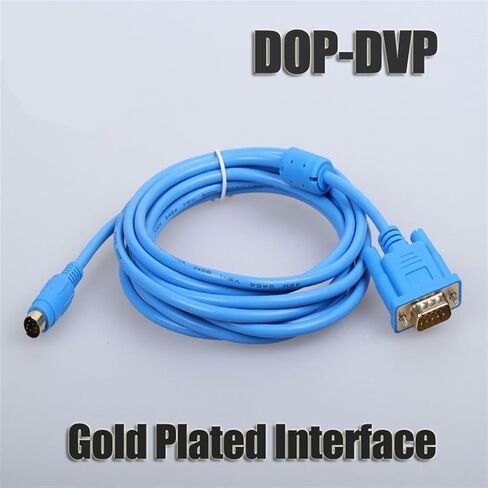 DOP-DVP لـ DOP-B Series HMI إلى كابل من 9 دبوس من الذكور والجولة 8 دبوس in Kuwait