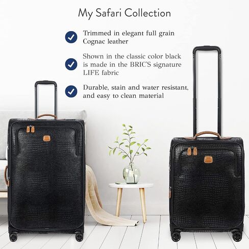 Bric's MY SAFARI 30" EXPANDABLE SPINNER - 001 BLACK in Saudi Arabia