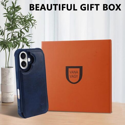 Fanavagy متوافق مع iPhone 16e Wallet Case for Women Men مع حامل بطاقة الائتمان ، RFID Block Pu Leather Flip Folio Phone مع Kickstand المغناطيسي مع واقي كاميرا الشاشة ، Clove Purple in Kuwait