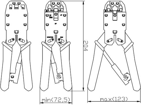 Electriduct CAT6A STP RJ45 Shielded Modular Plug - 100 Pieces in Saudi Arabia