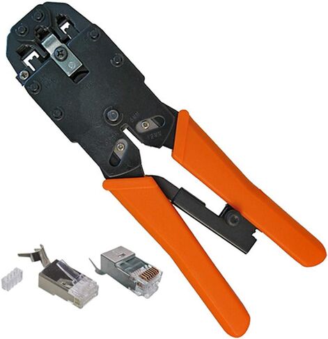 Electriduct CAT6A STP RJ45 Shielded Modular Plug - 100 Pieces in Saudi Arabia