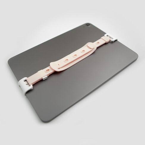 WiLLBee CLIPON Soft Max Mini (Available Device Size : 8.3~9 inch) Universal Tablet PC Silicone Strap Hand Grip Finger Holder - Pink in Kuwait