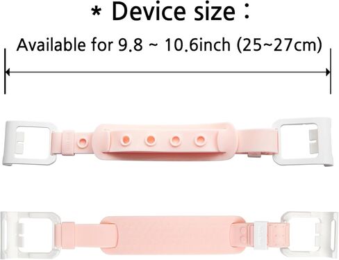 WiLLBee CLIPON Soft Max Mini (Available Device Size : 8.3~9 inch) Universal Tablet PC Silicone Strap Hand Grip Finger Holder - Pink in Kuwait