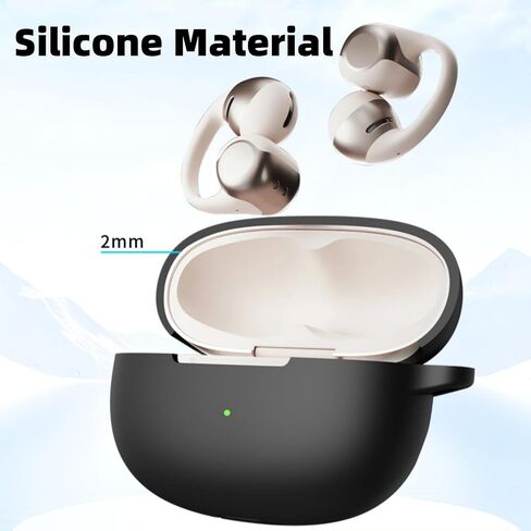 Cute Case Compatible with SHOKZ OpenDots ONE with Cartoon Keychain, Funny Anime Soft Silicone Full Shockproof Protective Cover for OpenDots ONE for Man Woman in Saudi Arabia