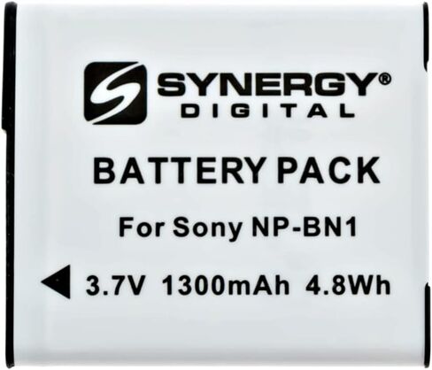 بطارية الكاميرا الرقمية الرقمية التآزرية ، متوافقة مع بطارية الكاميرا الرقمية Vivitar Viv-SB-BN1 (Li-ion ، 3.7 فولت ، 1300 مللي أمبير في الساعة) in Saudi Arabia