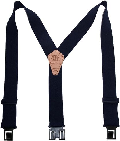 Perry Hook-On Belt Suspenders Regular - The Original - Hunter Green - 2"W x 48"L in Saudi Arabia