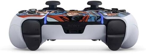 Skinit Decal Gaming Skin Compatible with PS5 DualSense Edge Pro Controller - Officially Licensed DC Comics Superman Shield Design in Saudi Arabia