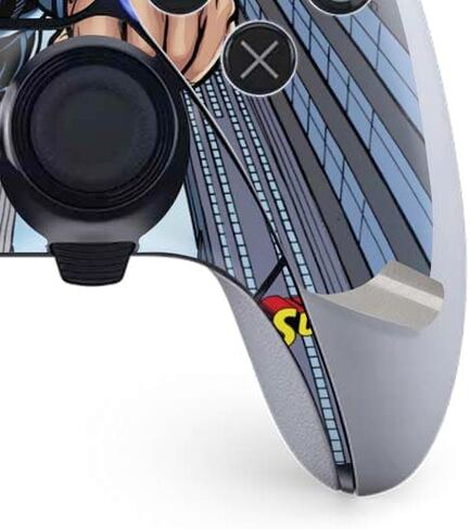 Skinit Decal Gaming Skin Compatible with PS5 DualSense Edge Pro Controller - Officially Licensed DC Comics Superman Shield Design in Saudi Arabia