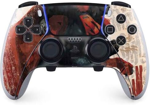 Skinit Decal Gaming Skin Compatible with PS5 DualSense Edge Pro Controller - Officially Licensed DC Comics Superman Shield Design in Saudi Arabia