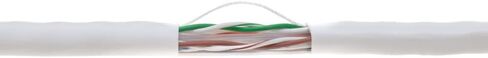 500 قدم CAT6 CMR RISER Ethernet Cable مع عرض النطاق الترددي 550 ميجا هرتز ، موصل النحاس العاري الصلب ، دعم POE ++ (4PPOE) ، زوج ملتوي غير محجوز (UTP) (أبيض ، 500 قدم) in Kuwait