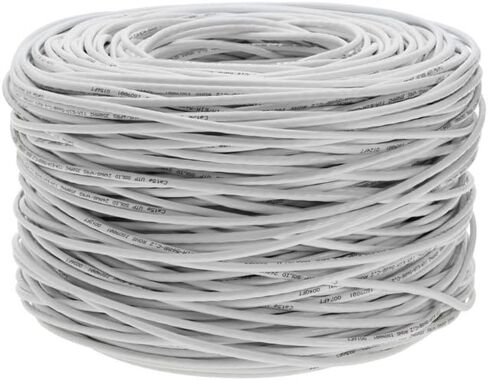 500 قدم CAT6 CMR RISER Ethernet Cable مع عرض النطاق الترددي 550 ميجا هرتز ، موصل النحاس العاري الصلب ، دعم POE ++ (4PPOE) ، زوج ملتوي غير محجوز (UTP) (أبيض ، 500 قدم) in Kuwait