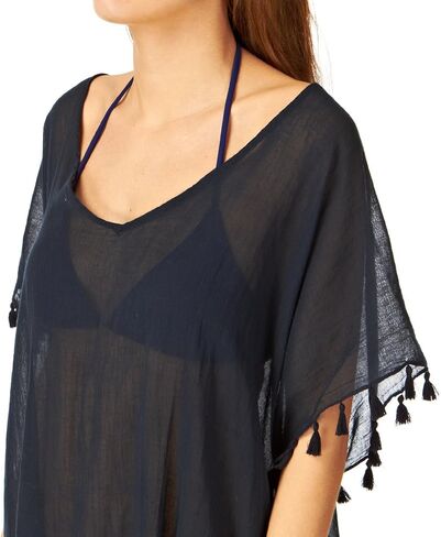 Seafolly Women's Kaftan Tassel Trim Cover Up Dress in Saudi Arabia