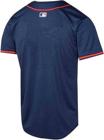 Outerstuff Atlanta Braves MLB Kids Youth 4-20 Navy Alternate Team Jersey in Saudi Arabia