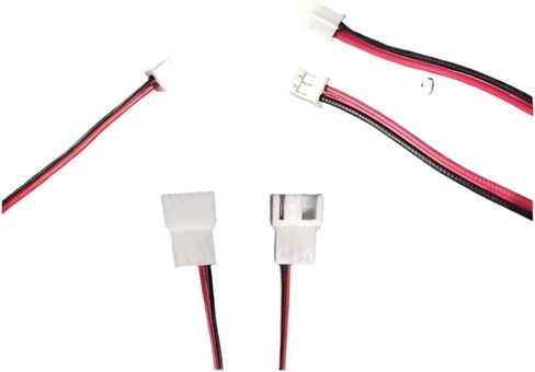 كابل التحويل 4Pin 3pin إلى 2 PIN 2.5 مم محول لمحول V/GA ​​التبريد مزود طاقة مروحة 2Pin (XH2.54 2pcs) in Saudi Arabia