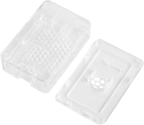 Compact ABS Protective Shell Cover for 3 B with Removable Lid and LED Hole Design for Monitoring Working State Great for Tech Enthusiasts (Transparent) in Saudi Arabia